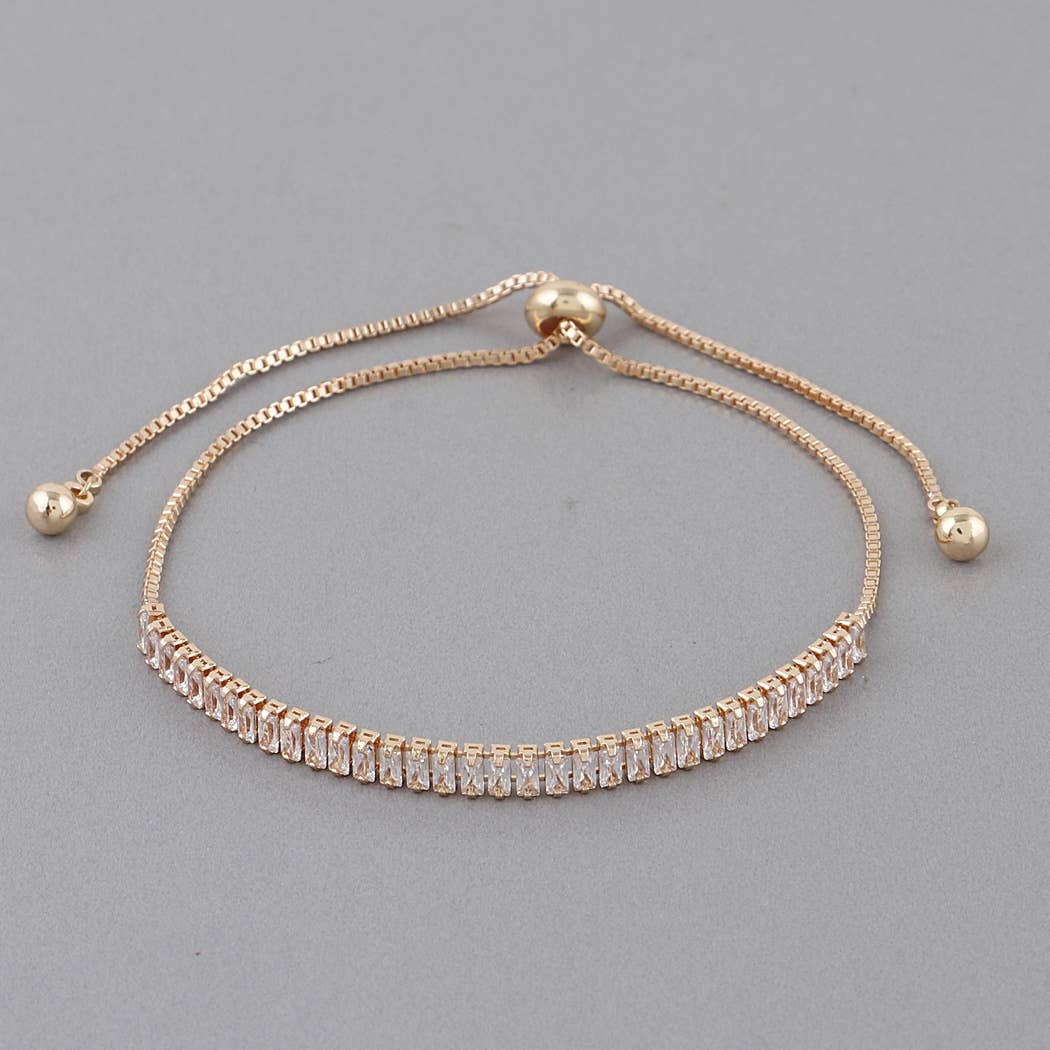 Classic Rhinestone Adjustable Bracelet