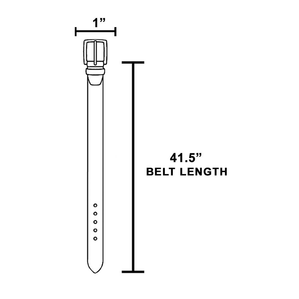 Vegan Leather Oval Long Plate Buckle Belt