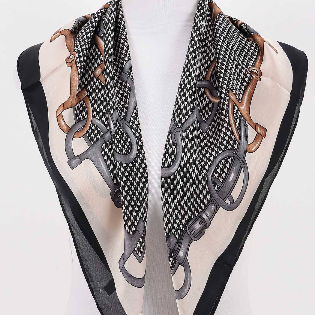 Multi Print Bandana: black