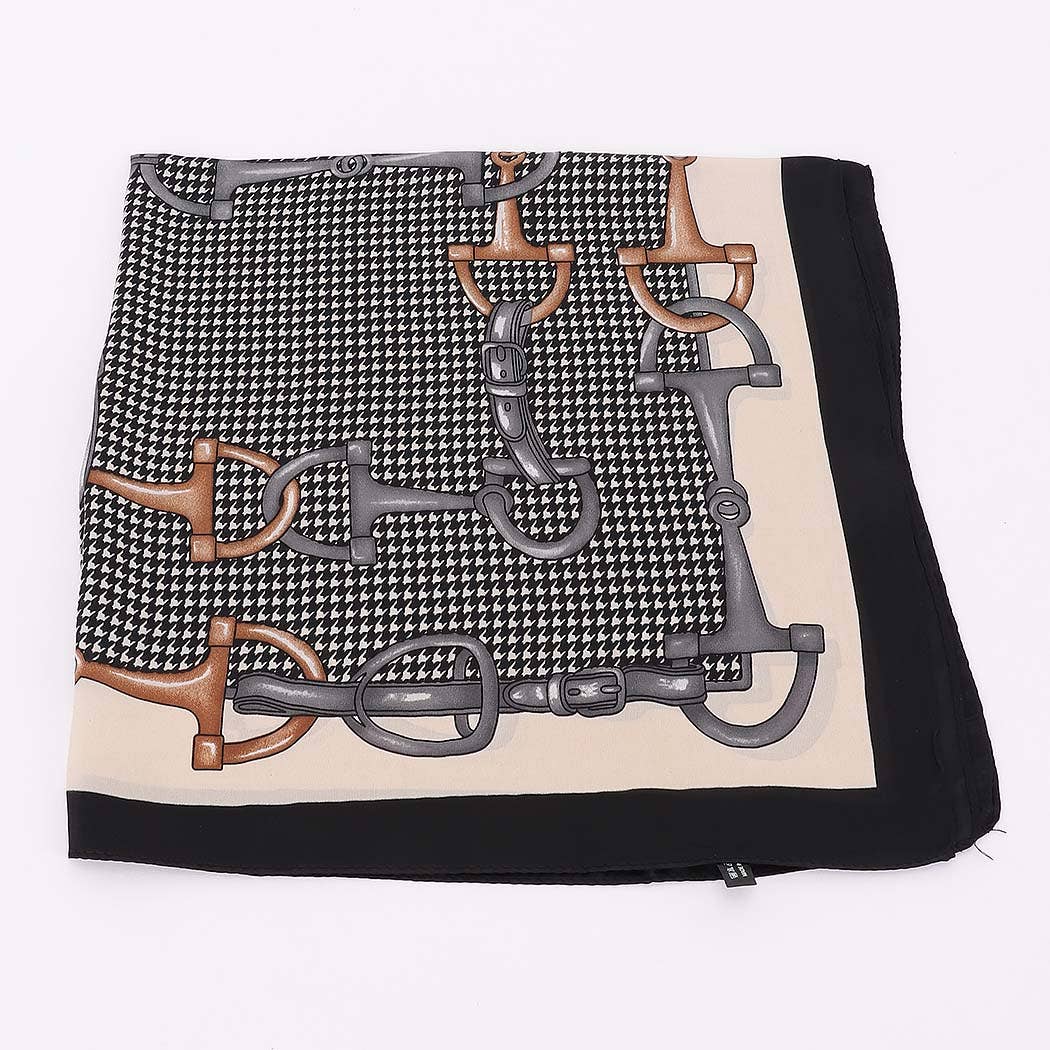 Multi Print Bandana: black