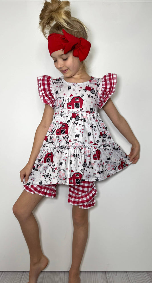 Red Barn Girls Set