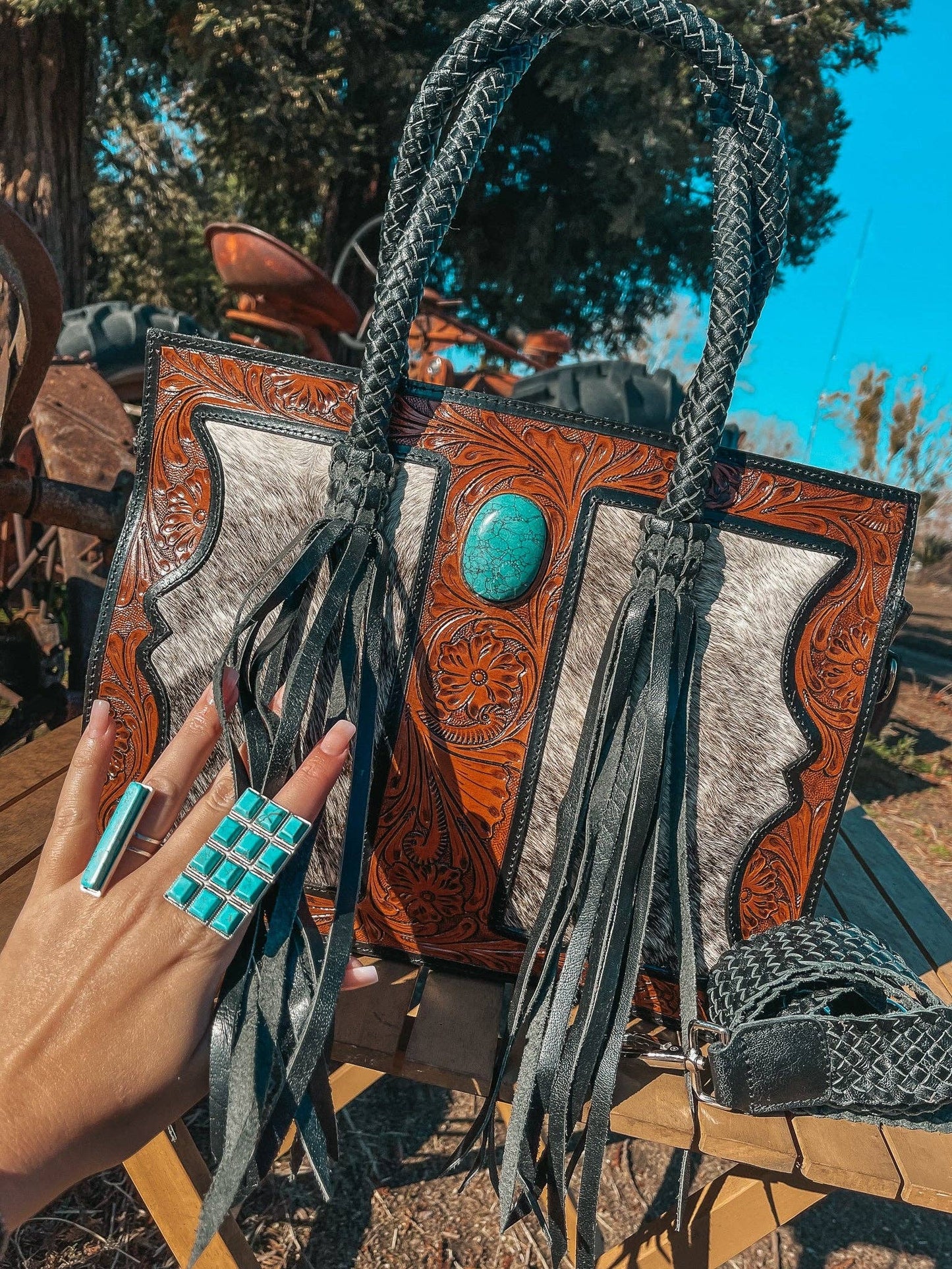 The Roper , a Haute Southern Hyde by Beth Marie Cowhide Tool