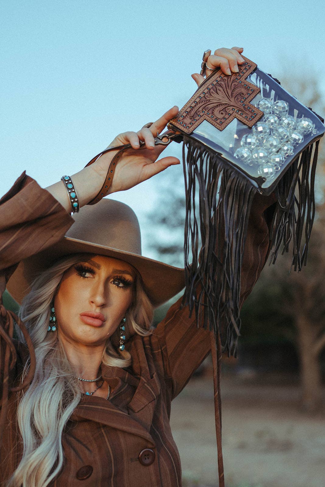 The Dana Clear Bag a Haute Southern Hyde by Beth Marie Exclu