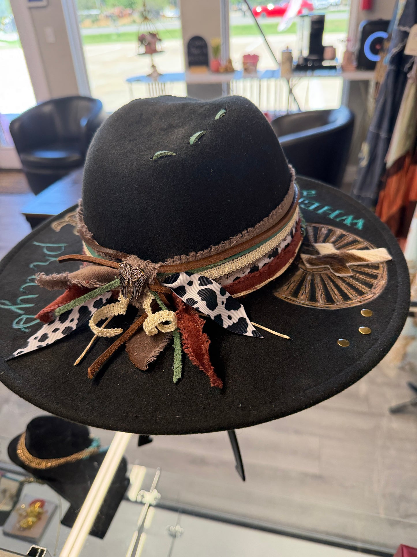 Black Fall Custom Western Hat