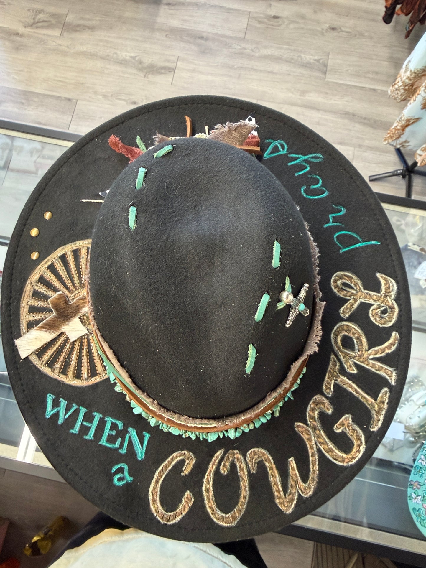 Black Fall Custom Western Hat
