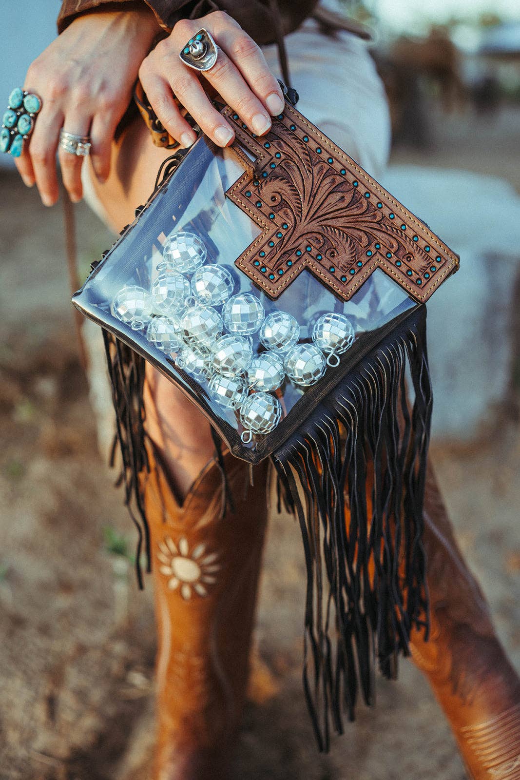 The Dana Clear Bag a Haute Southern Hyde by Beth Marie Exclu