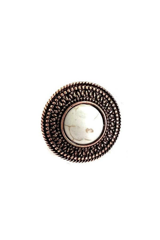 WESTERN STRETCH RING: WHITE