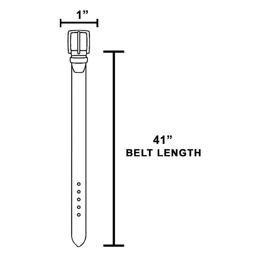 Western Embroidered Buckle Pattern Faux Leather Belt Gold