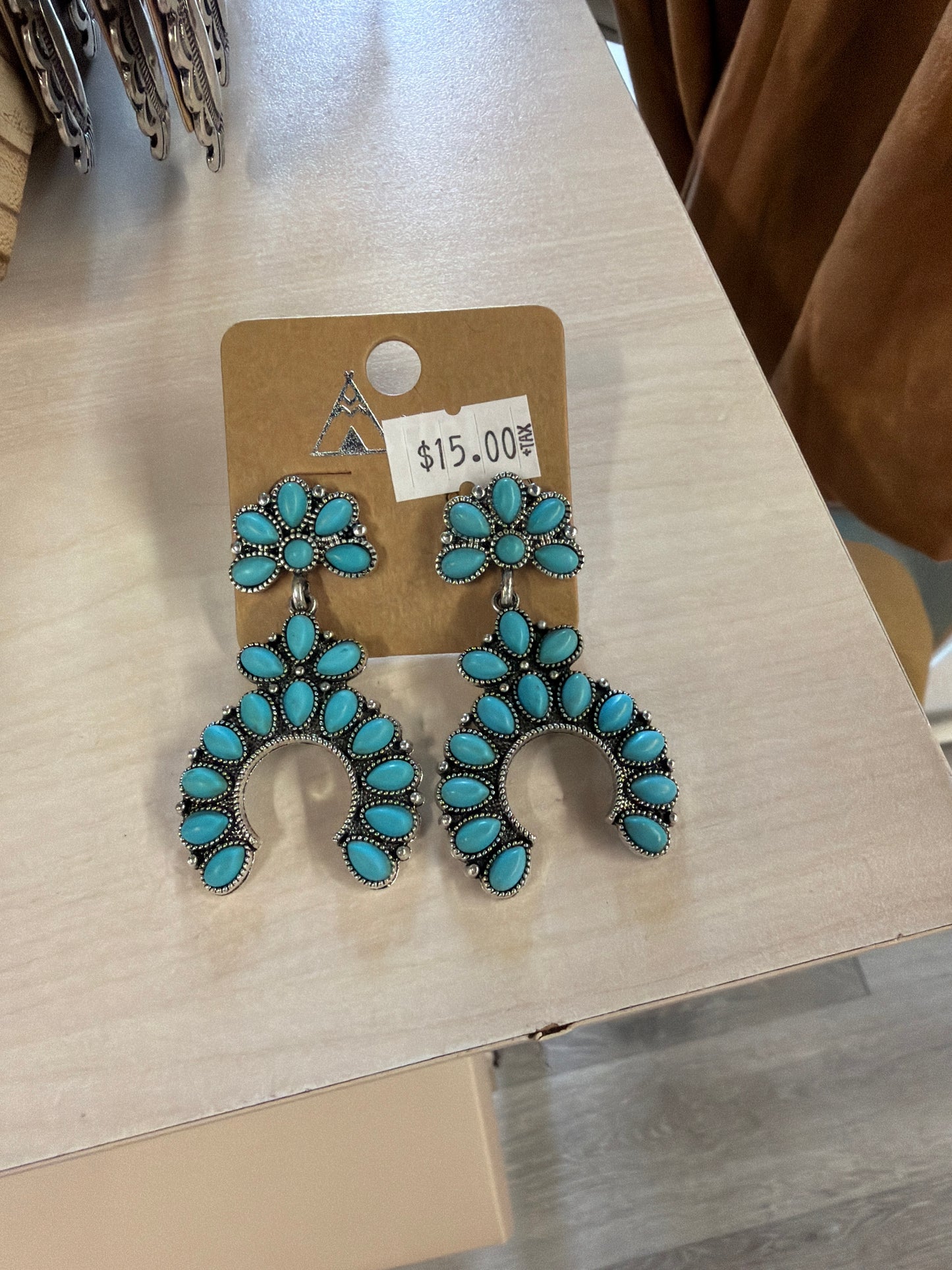 Western Squash Blossom Earrings