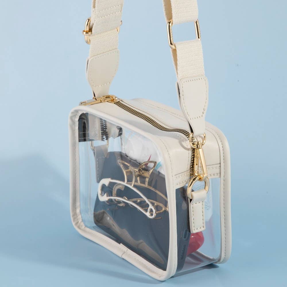 Clear Rectangular Cosmetic Bag