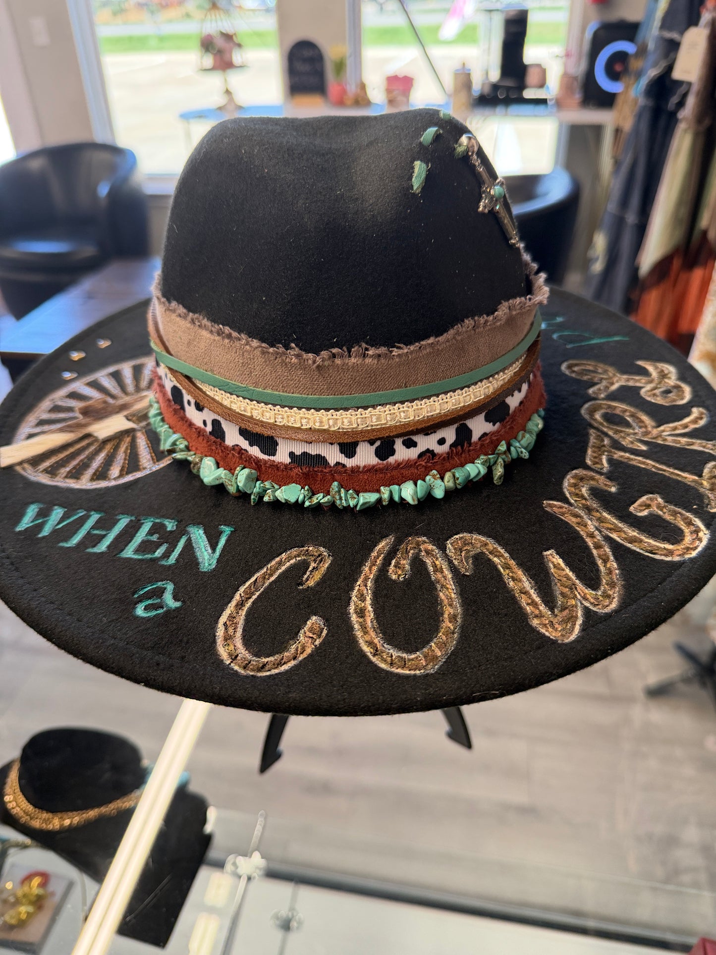 Black Fall Custom Western Hat