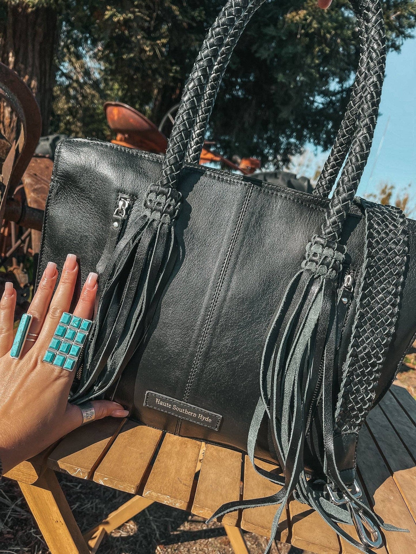 The Roper , a Haute Southern Hyde by Beth Marie Cowhide Tool