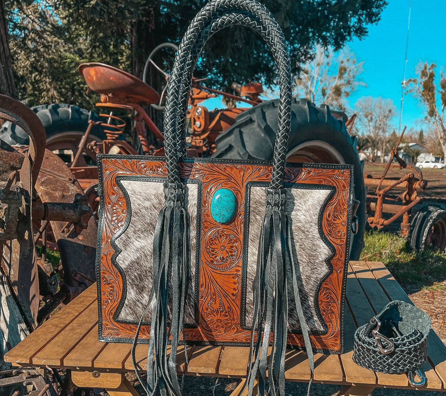 The Roper , a Haute Southern Hyde by Beth Marie Cowhide Tool