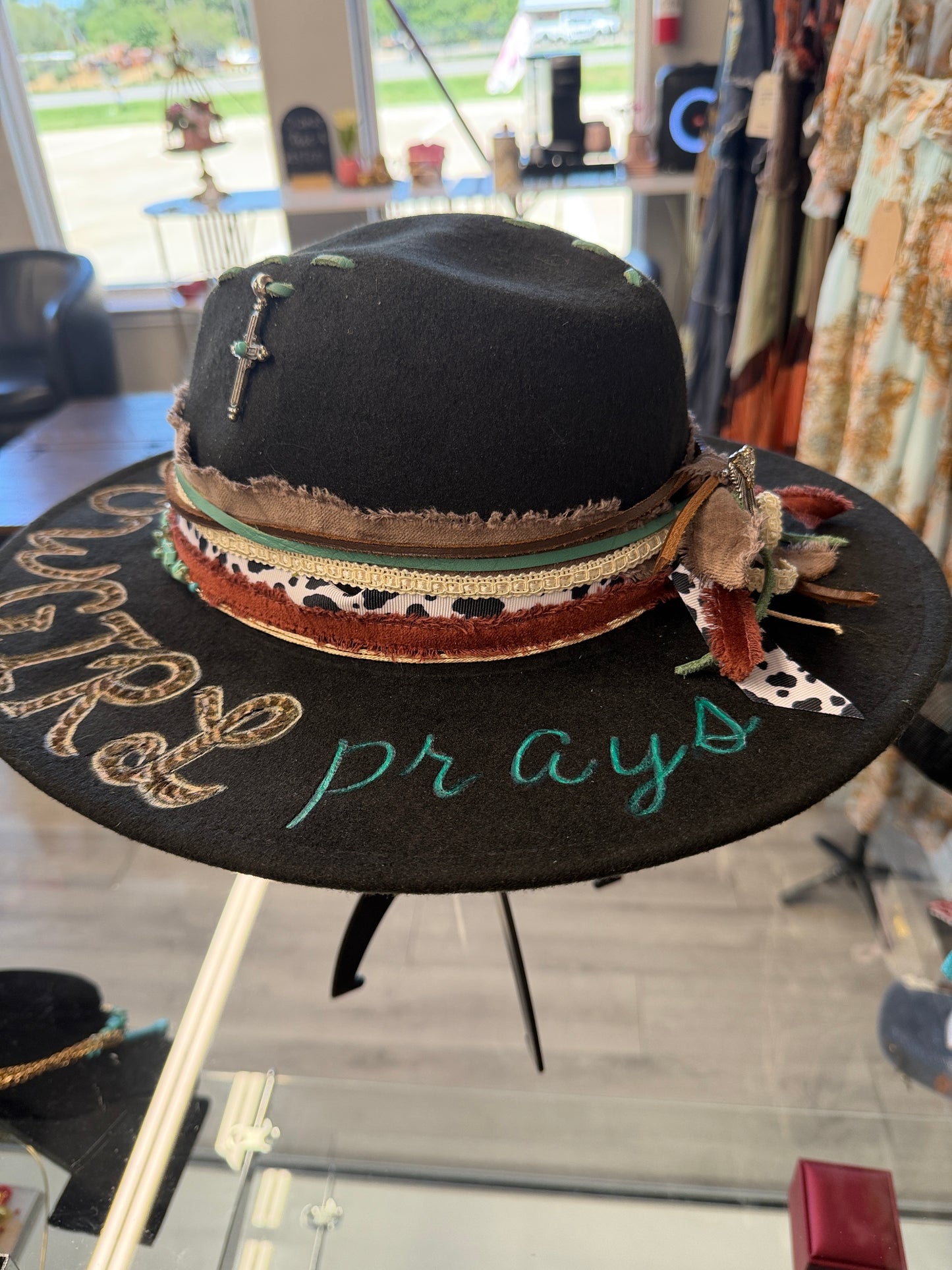 Black Fall Custom Western Hat