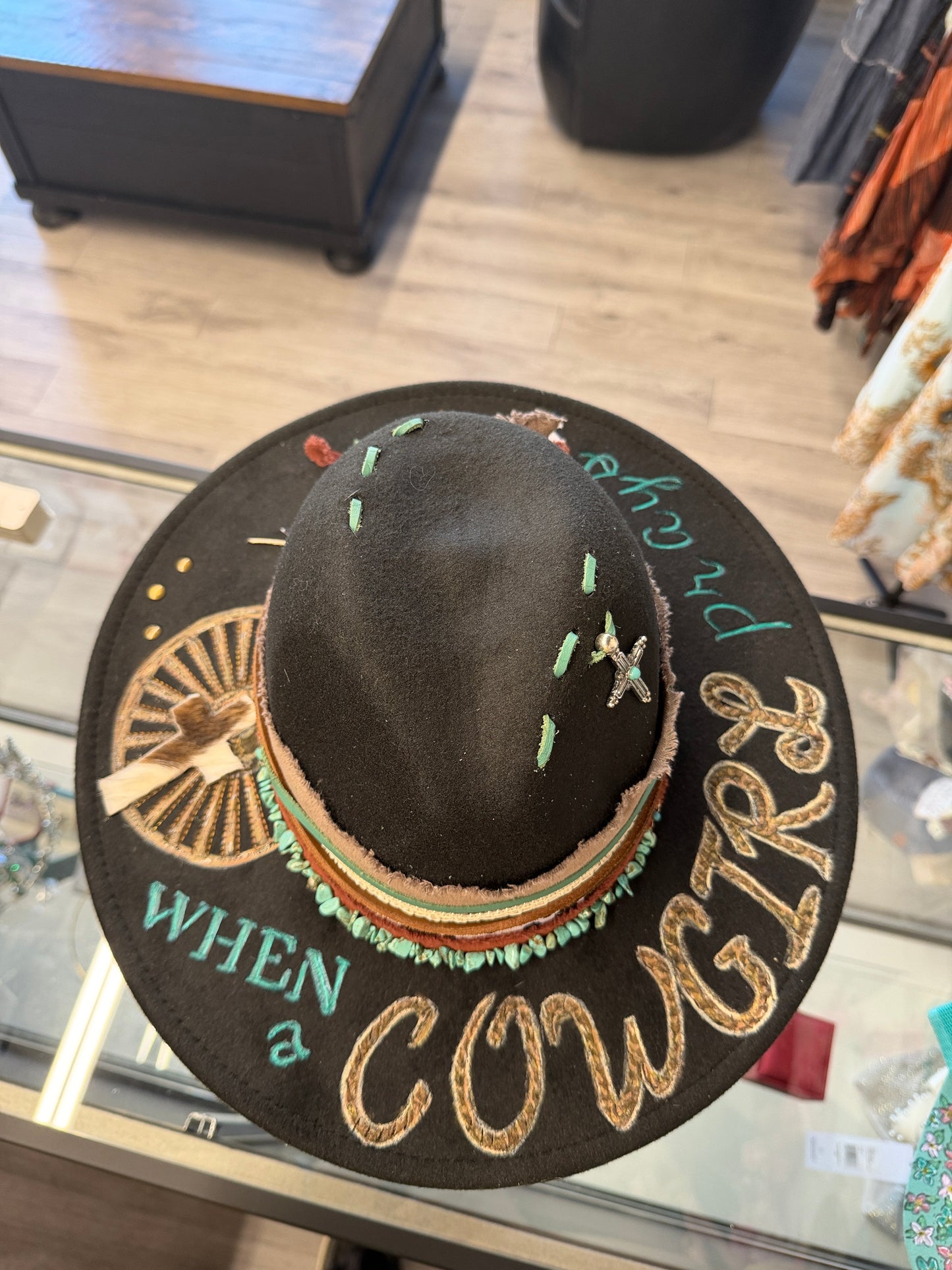 Black Fall Custom Western Hat