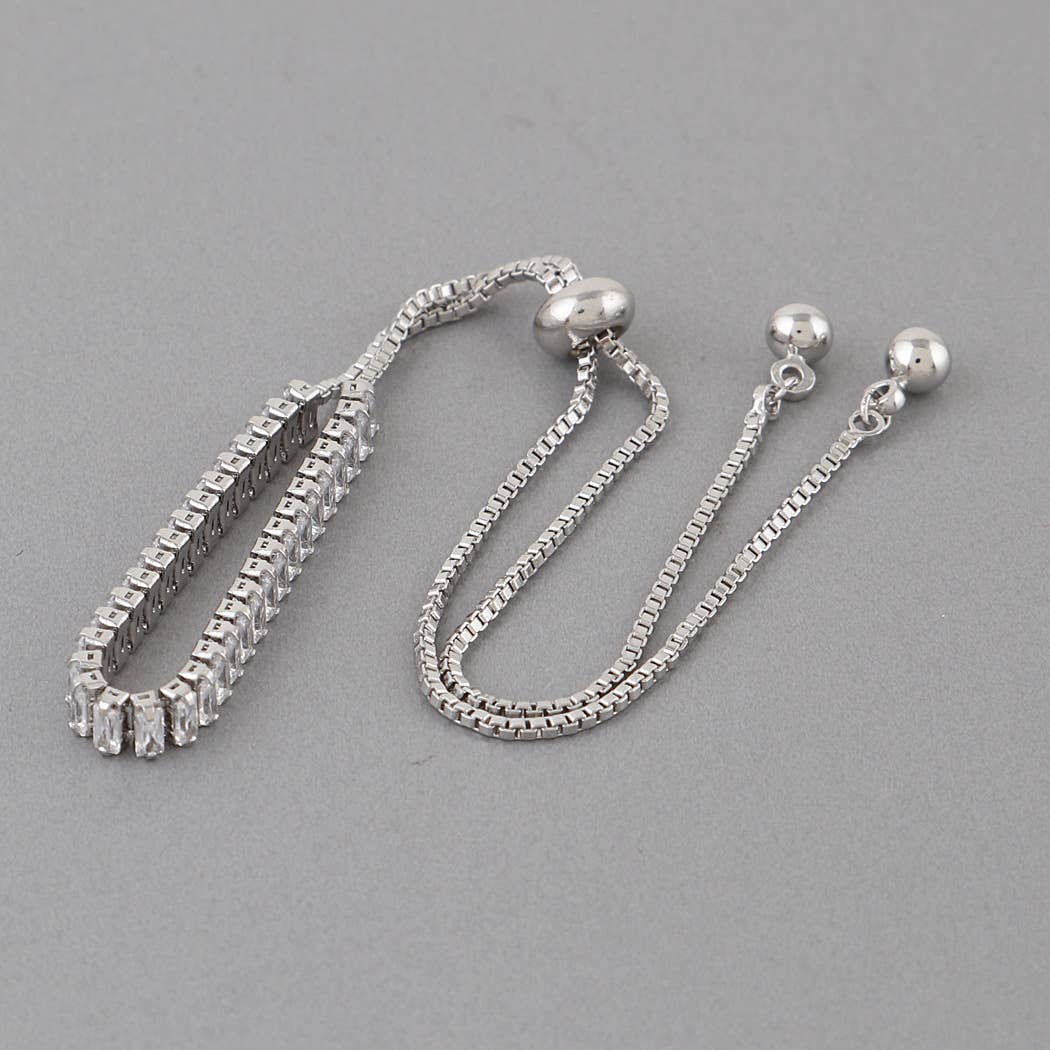 Classic Rhinestone Adjustable Bracelet