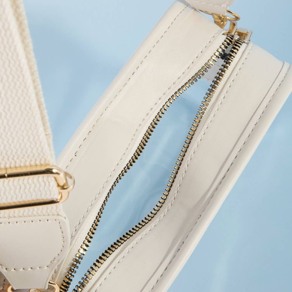 Clear Rectangular Cosmetic Bag