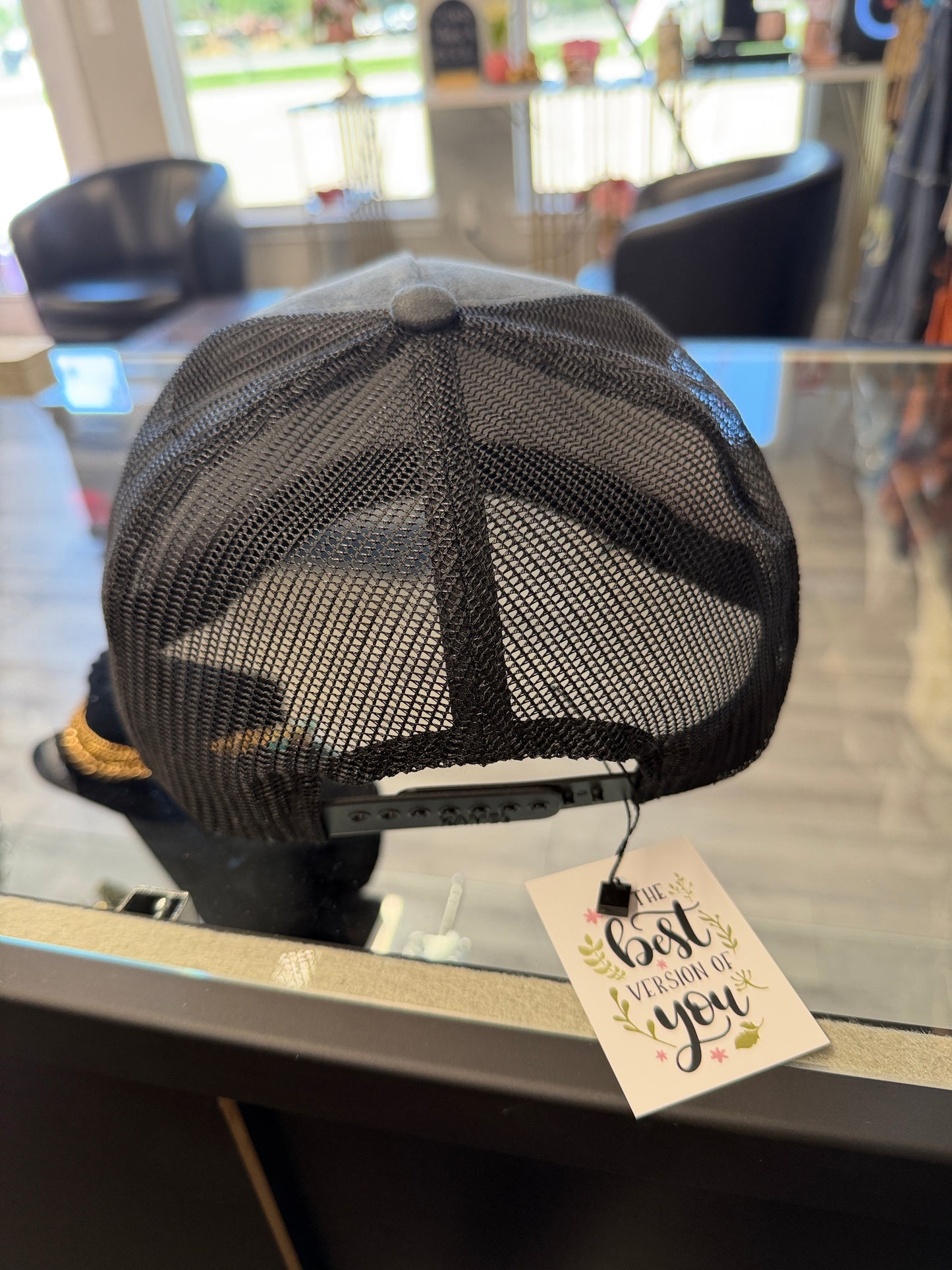 Grey tequila custom western cap