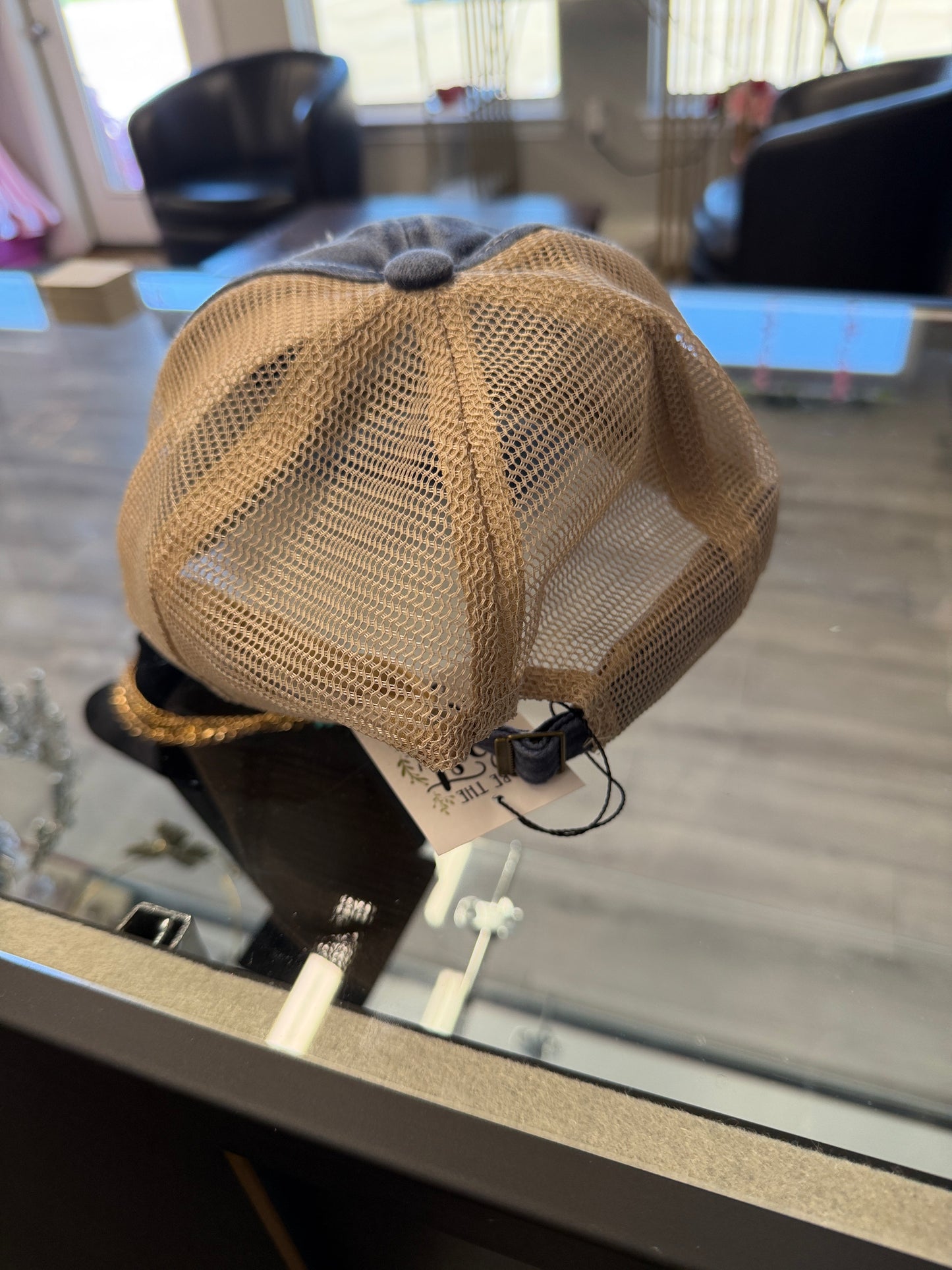 Denim custom western cap