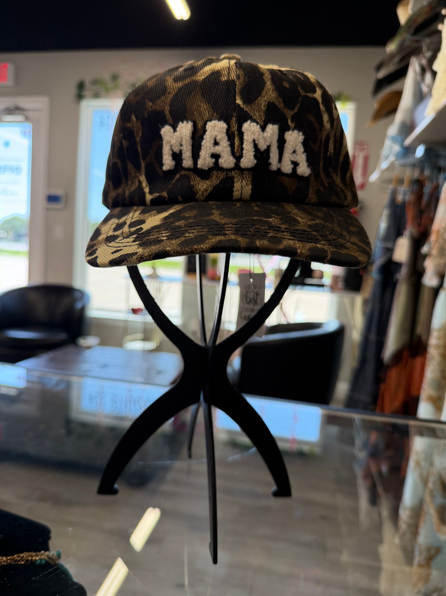 Leopard mama cap ￼