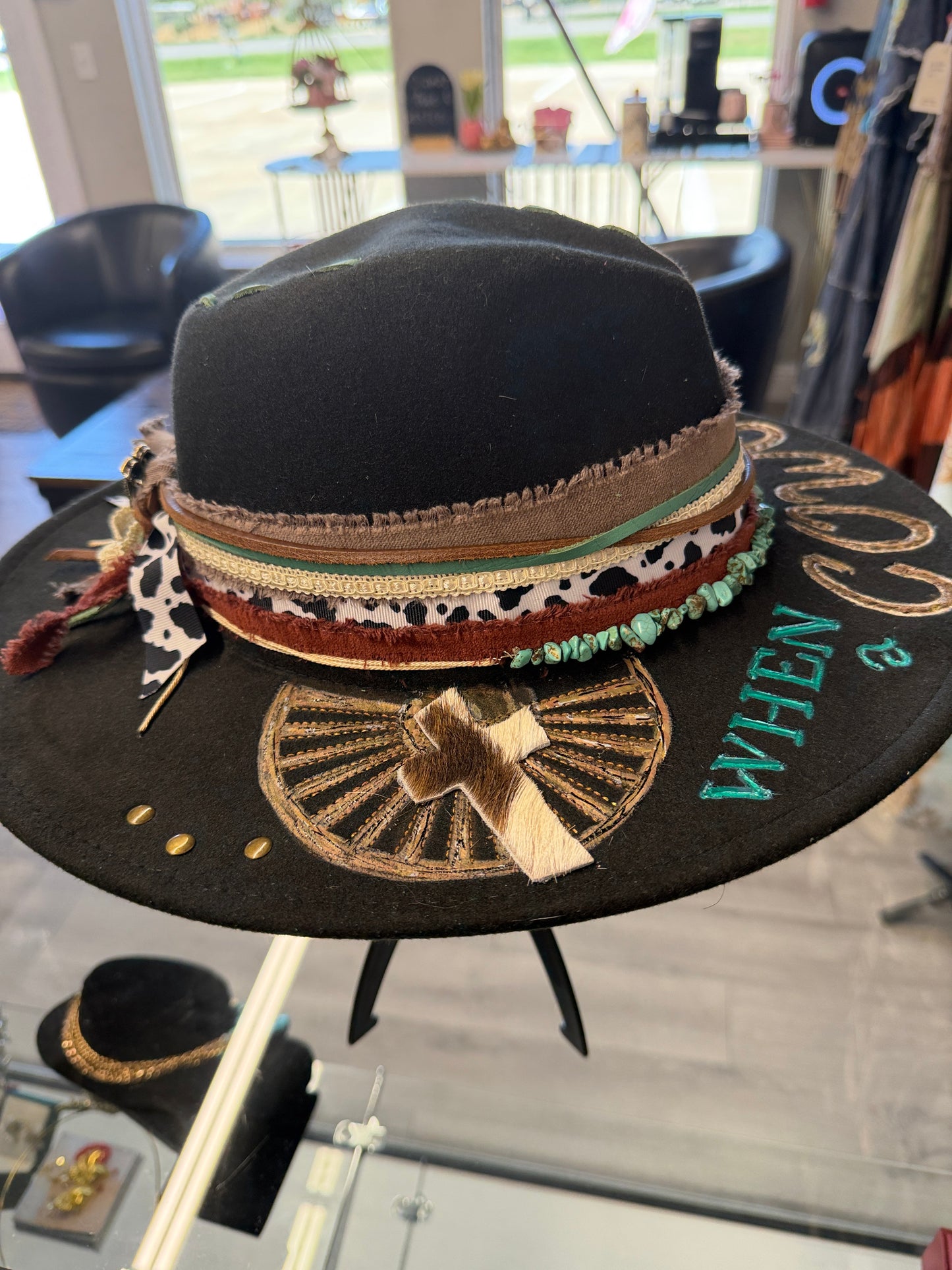 Black Fall Custom Western Hat
