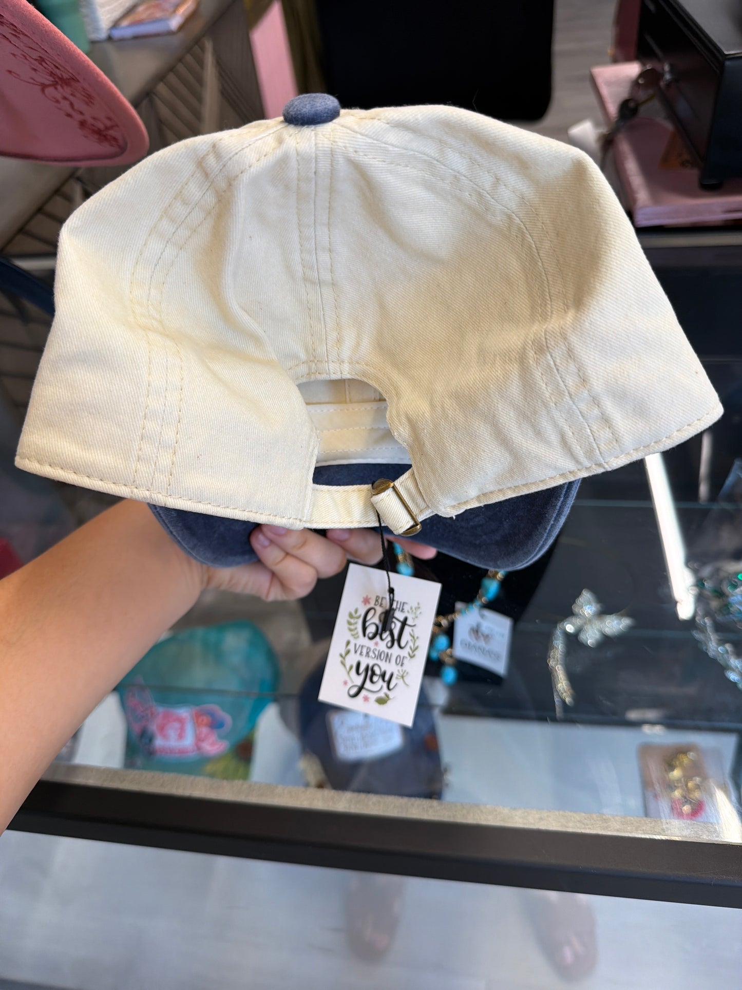 Denim dolly custom cap ￼
