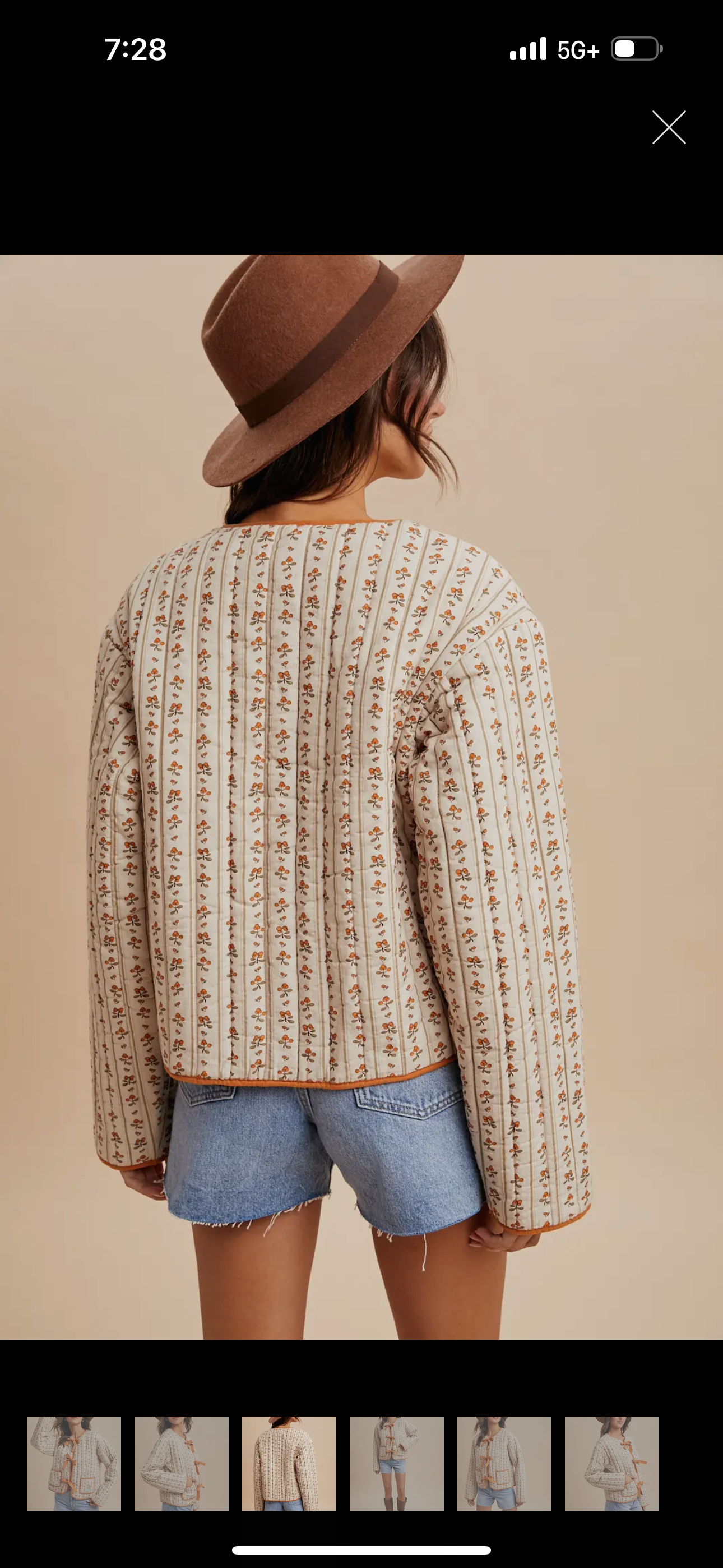 Quilted Bow Tie Puffer Jacket