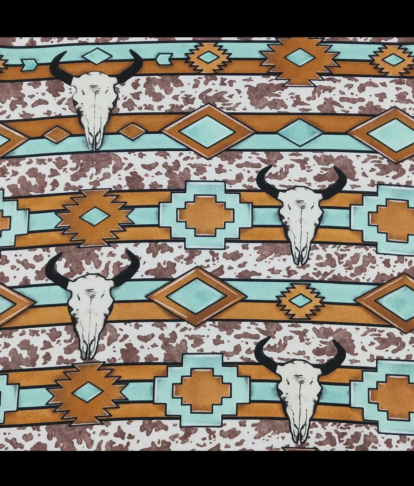 Aztec Longhorn Boy Romper