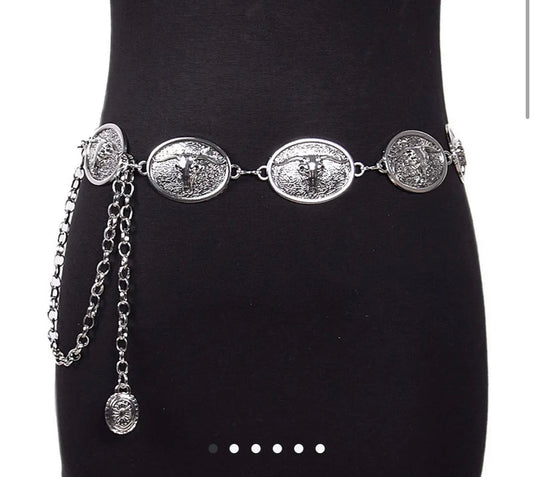 Summer Fashionable Oval Buckle Waist