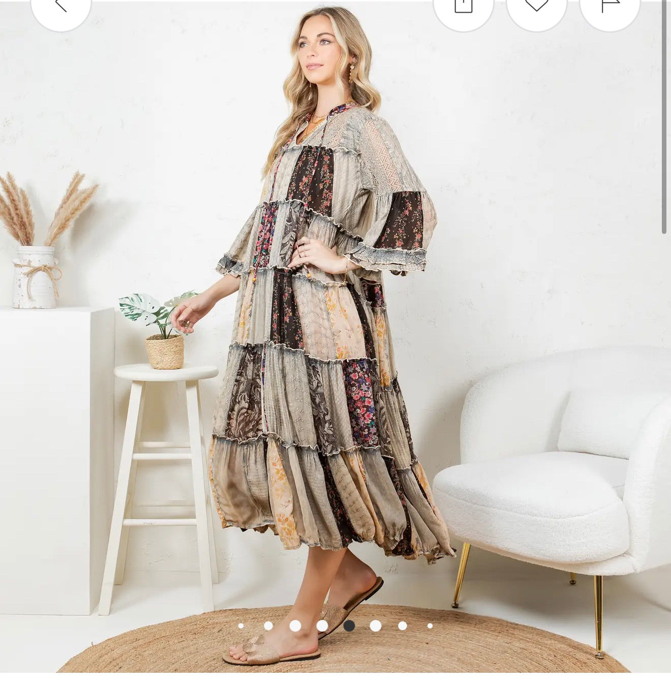 Timeless Long Jhabla Dress - Elegant &Chic