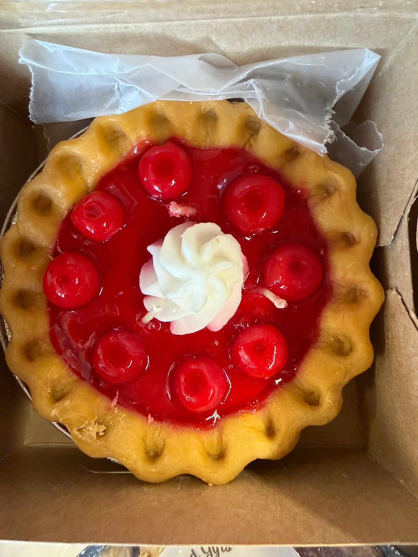 Cranberry Pie Candle-Dessert