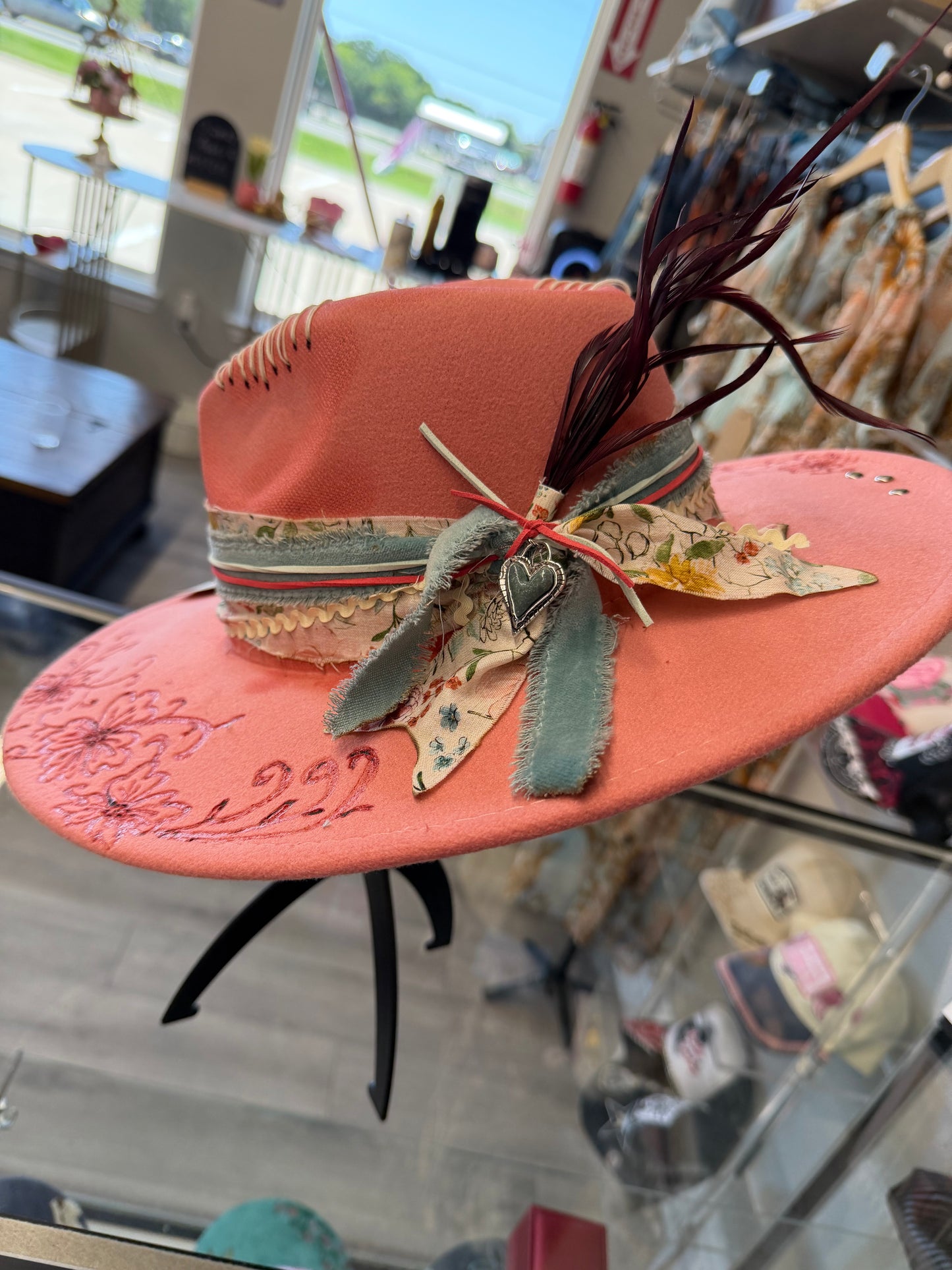 Pink Custom Western Hat