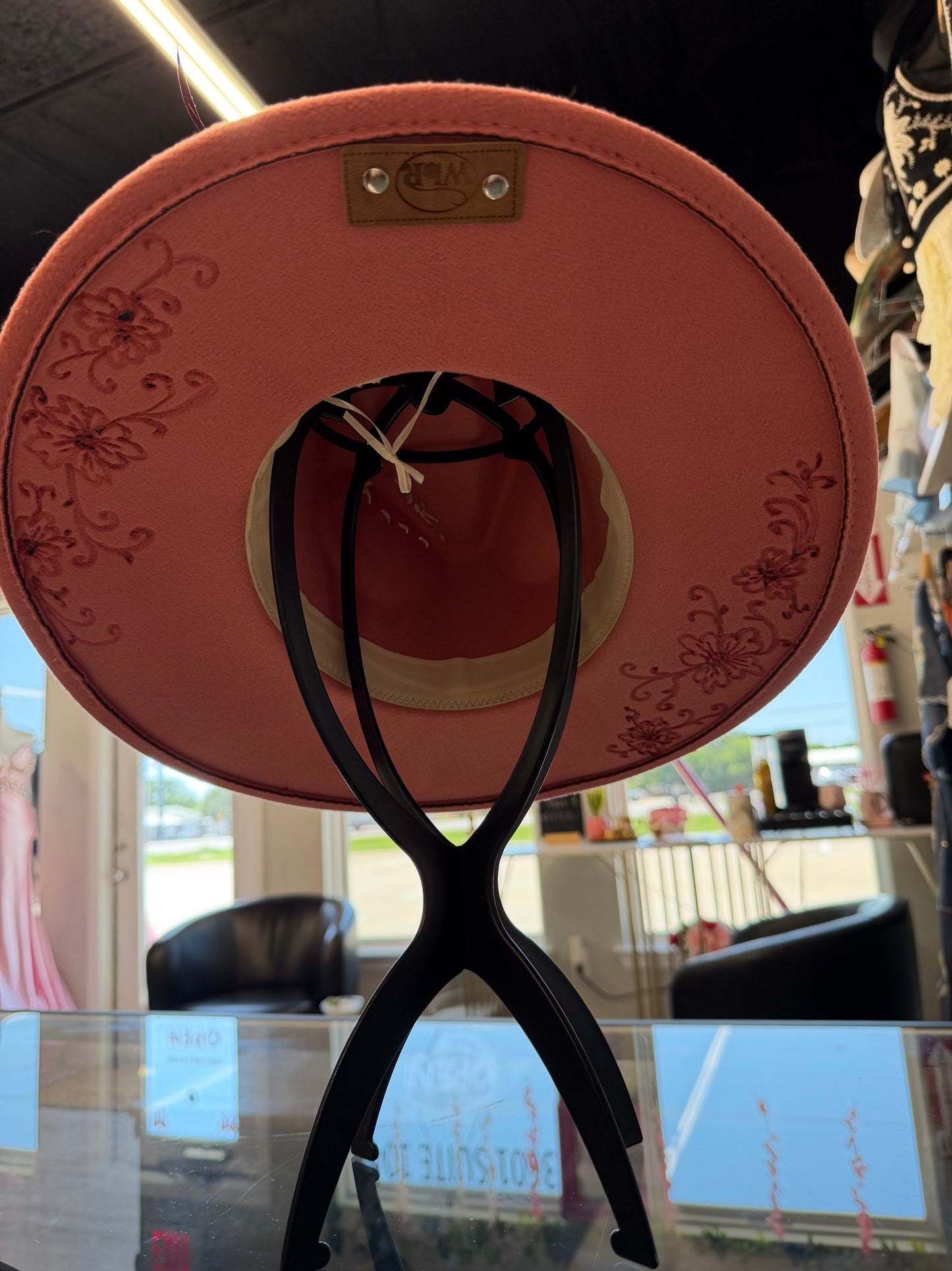 Pink Custom Western Hat