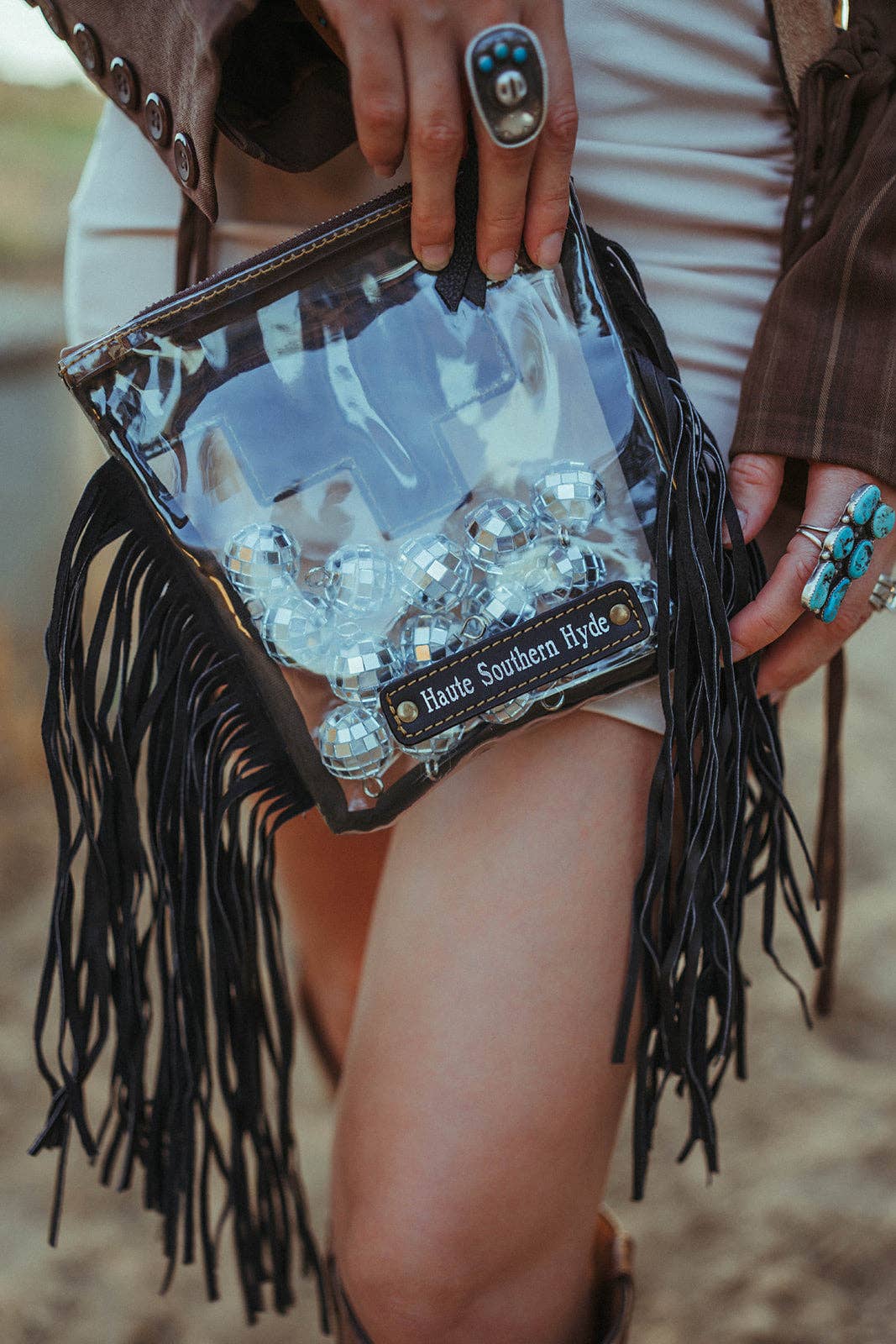 The Dana Clear Bag a Haute Southern Hyde by Beth Marie Exclu