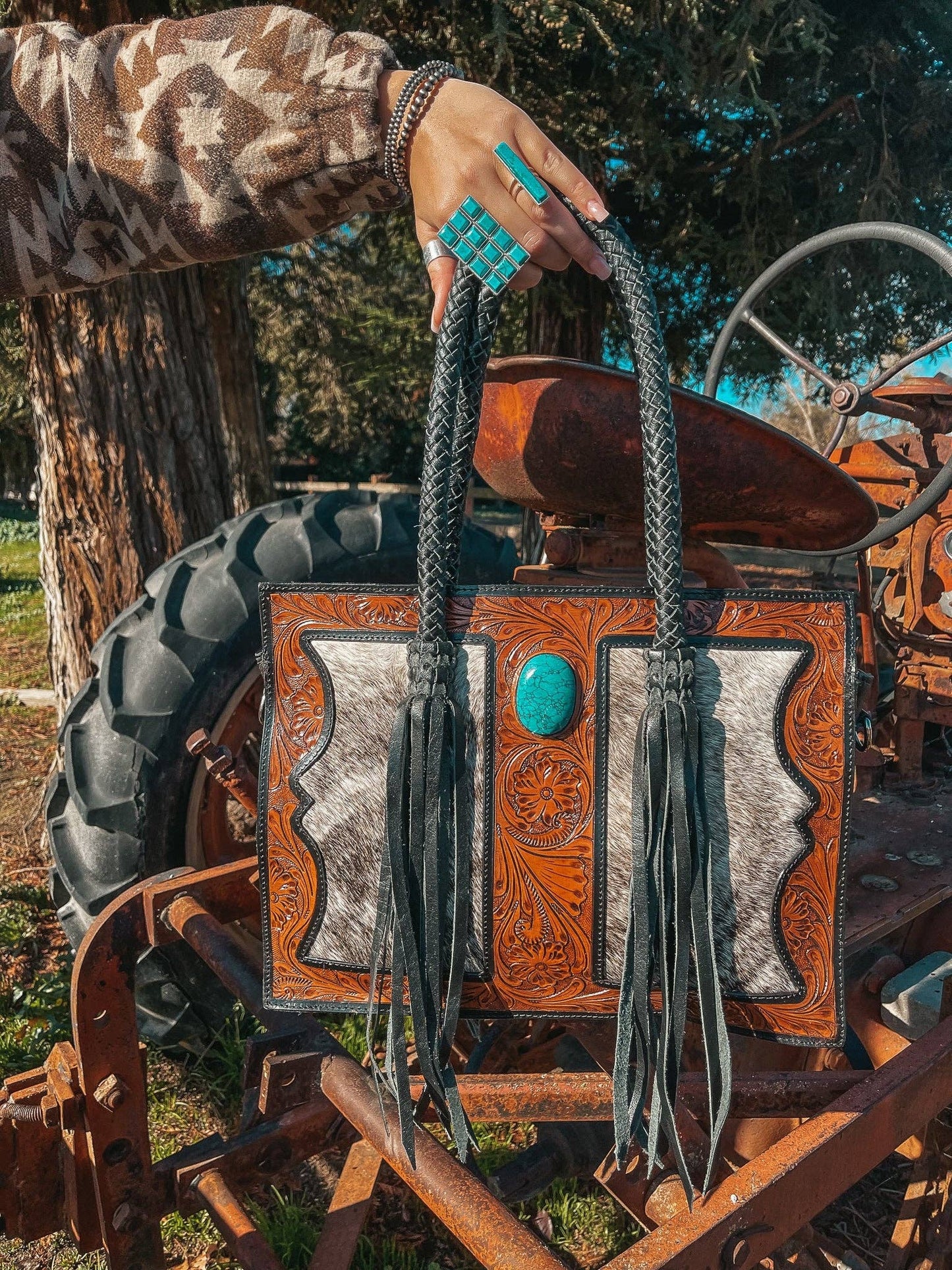 The Roper , a Haute Southern Hyde by Beth Marie Cowhide Tool
