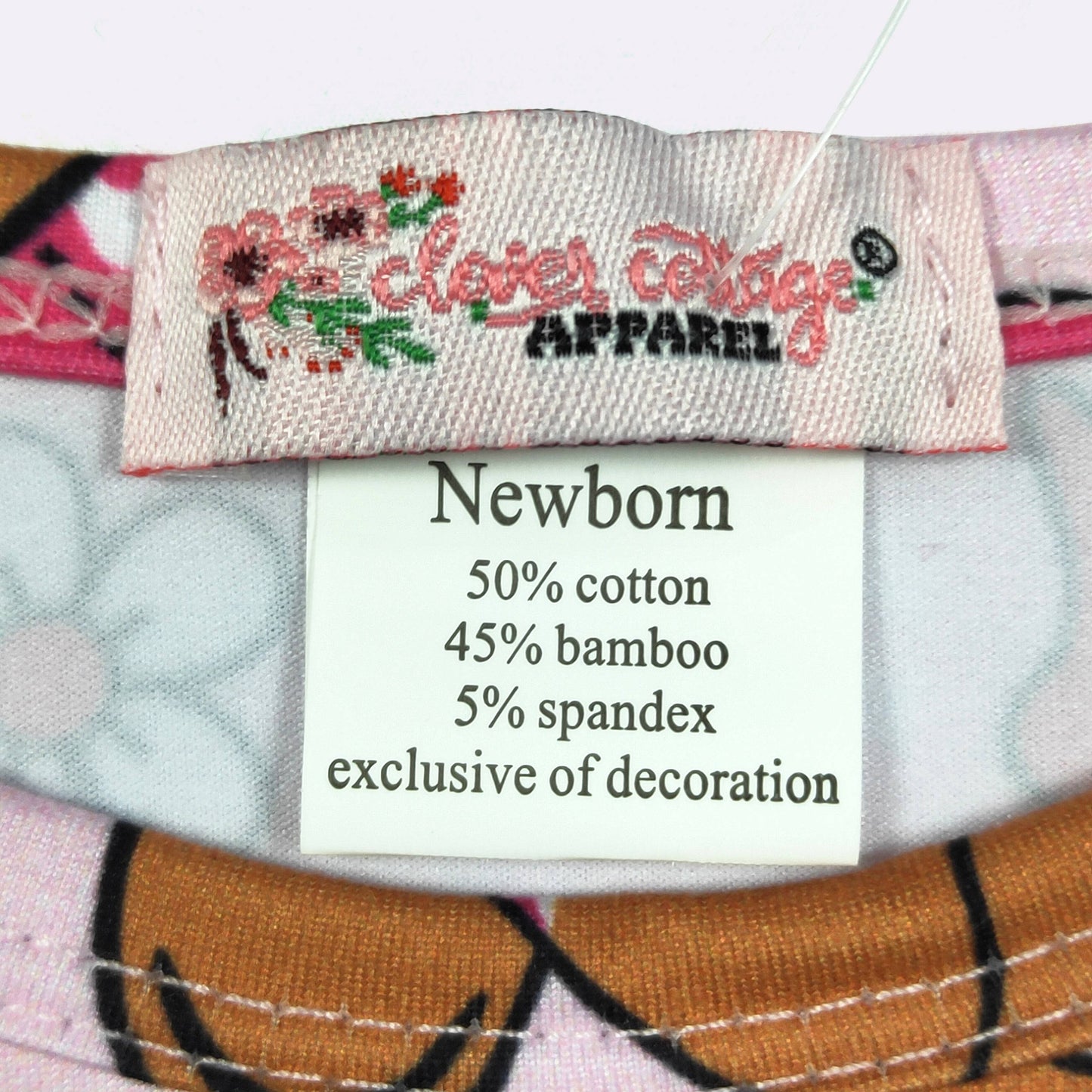 Pink Howdy Baby Gown W/ Headband