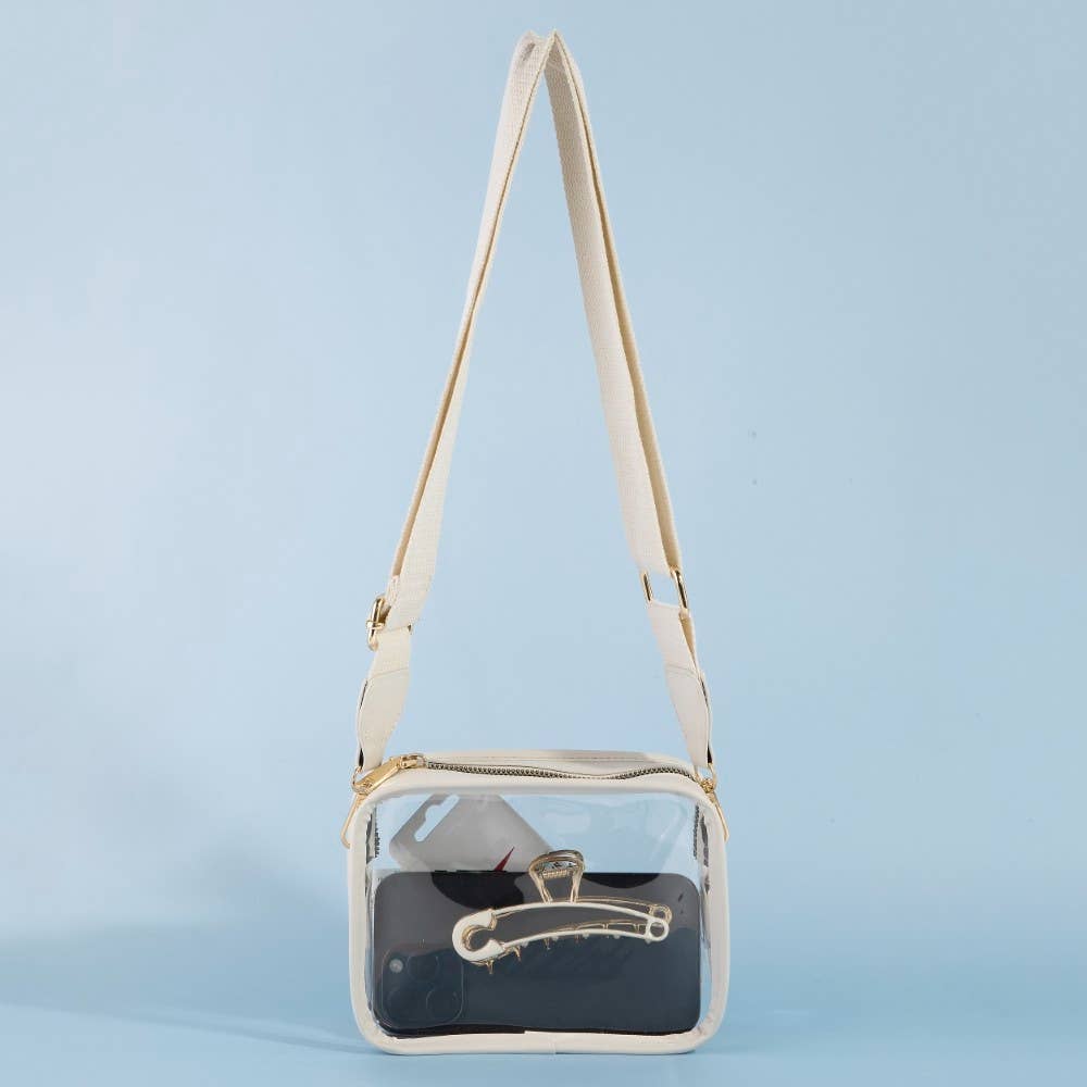 Clear Rectangular Cosmetic Bag